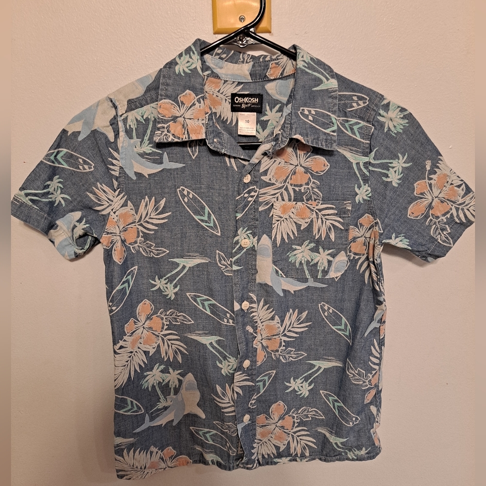 Boys OshKosh hawaiian shirt